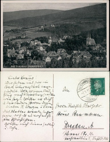 Postcard bad flinsberg - postcard,