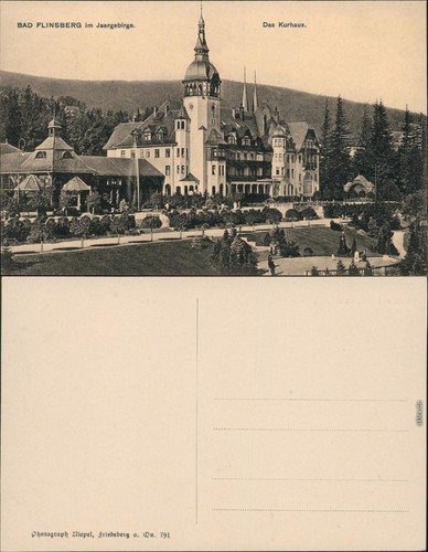 Ansichtskarte bad flinsberg - bad,