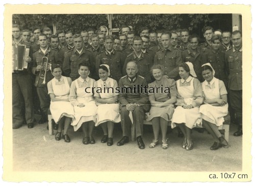 Orig foto arzt offizier - offizier, drk