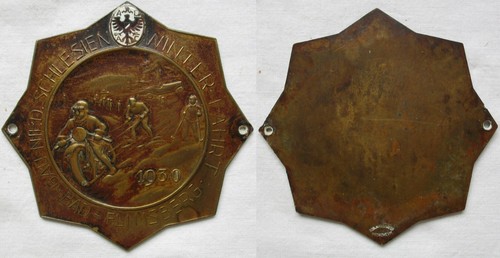 Bronze plakette gau - plakette,