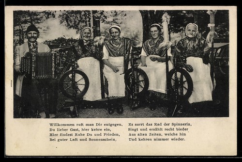 Bad flinsberg im gasthaus - ak,