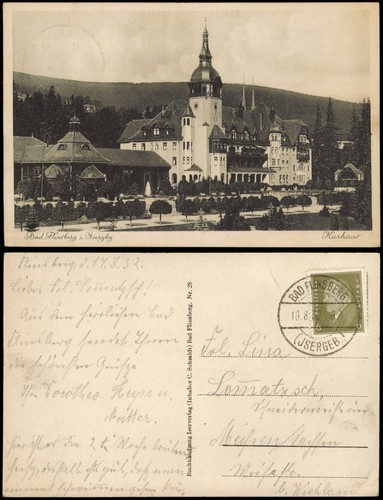 Postcard bad flinsberg - bad,