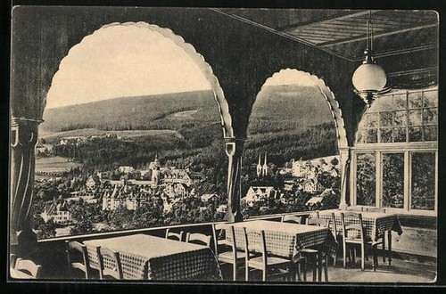 Ansichtskarte bad flinsberg - ansichtskarte,